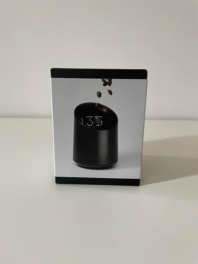 Subminimal Subscale Digital Dosing Cup with LED Display – Sleek & Precise Coffee Bean Weight Scale - Dosing & Brewing Coffee Accessories, Perfectly Measures Coffee Grounds for Coffee Espresso - Black