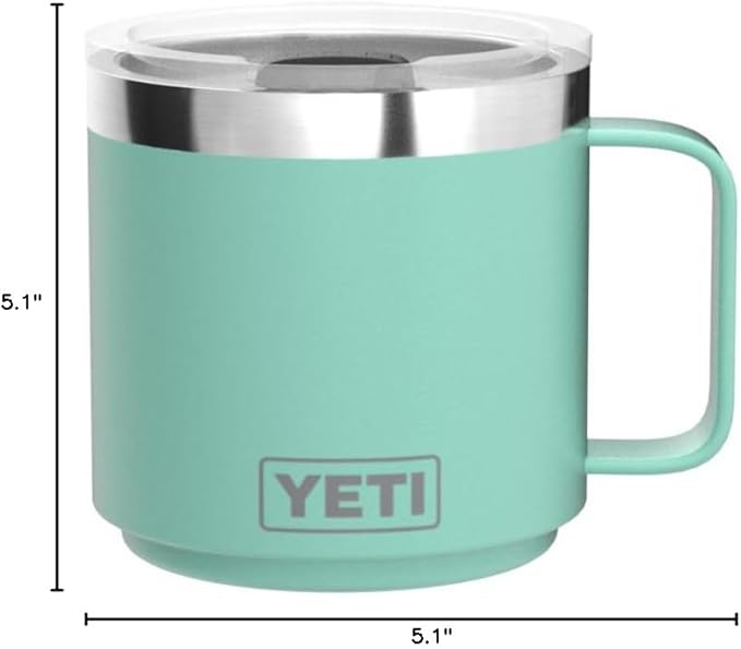YETI Rambler 14 oz Stackable Mug, Vacuum Insulated, Stainless Steel with MagSlider Lid