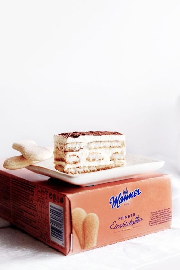 Manner Lady Fingers for Tiramisu & More - Enjoy These Delicious Dessert Cookies with Coffee or Tea for A Delightful Snack That Everyone Will Love– A Versatile Treat for Any Occasion- 200 g