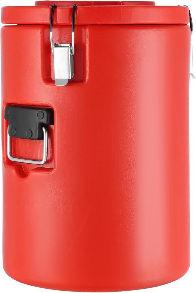 VEVOR Stainless Steel Insulated Beverage Dispenser, 4.5 Gallon 17.2 Liter, Thermal Hot and Cold Drink Server Dispenser with Spigot Handle, Food-grade for Hot Tea Coffee Water Restaurant Drink Shop