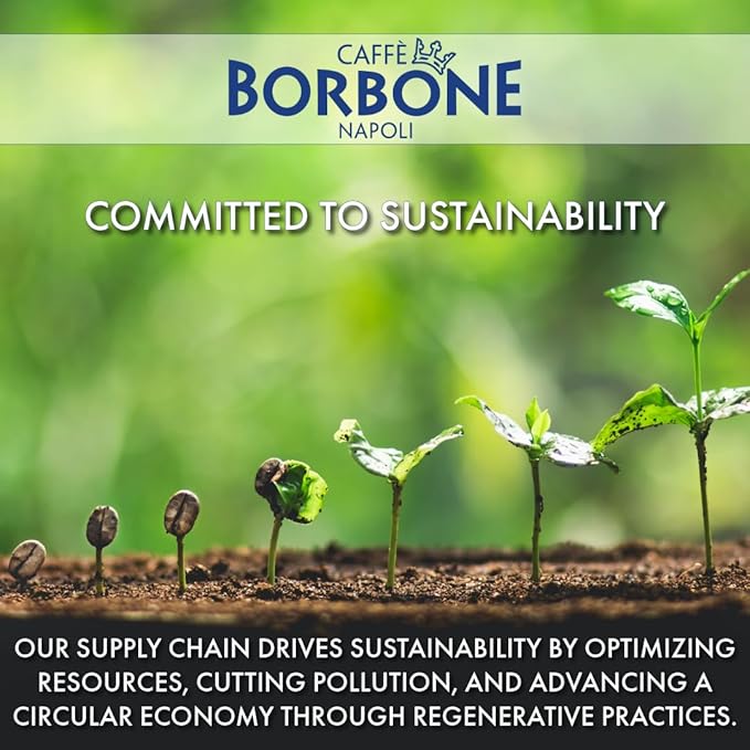 Caffè Borbone Whole Bean Coffee, Medium Roast Arabica and Robusta Blend, Crema Classica, Full-Bodied and Balanced Italian Coffee, 2.2 lb Bag