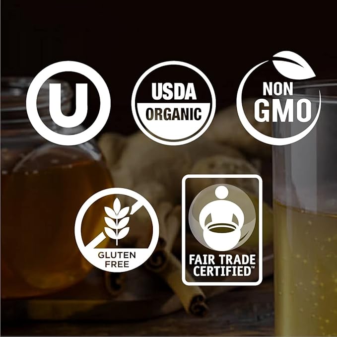 Wholesome Sweeteners 16-Ounce Organic Raw Unfiltered Honey Bottle, 100% Pure, Fair Trade Certified, Non GMO Project Verified, & Gluten Free, 1 Pack