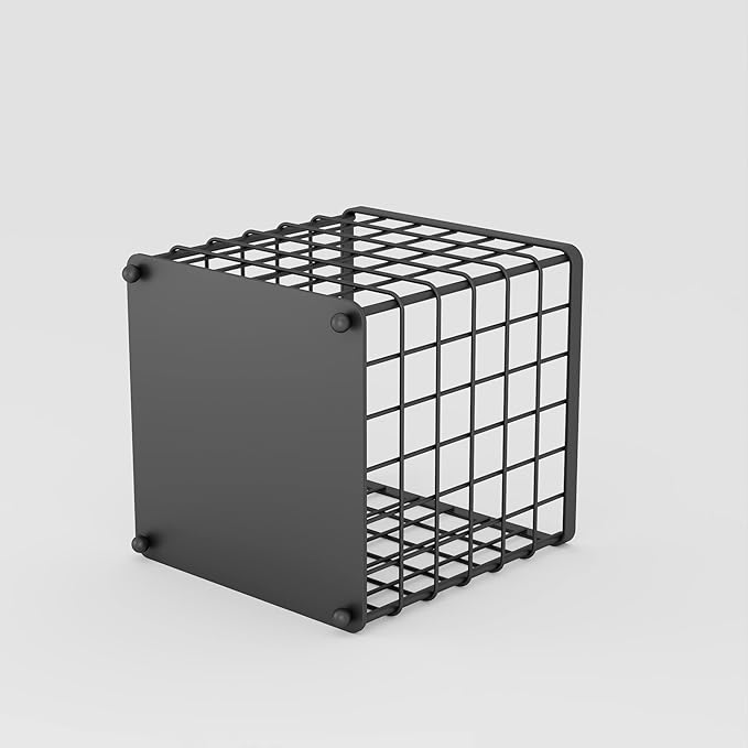 Coffee Pod Holder Organizer, K Cup Holder for Counter K pod Container, Creamer Holder, Coffee Bar Accessories Basket Black