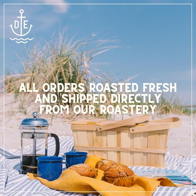 Downeast Coffee Roasters Ground Coffee - Morning Breakfast Blend, Light Roast, 100% Arabica Coffee - Smooth, Bright and Balanced - South American Highlands Ground (12oz bag, Pack of 6)