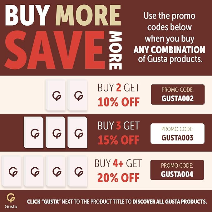 Gusta Authentic Biscotti Cookies Made in Tuscany, Italy - Chocolate Chip - Original Two Bites Size - All Natural Ingredients - Fresh & Genuine Italian Dessert Treats - 17.64oz