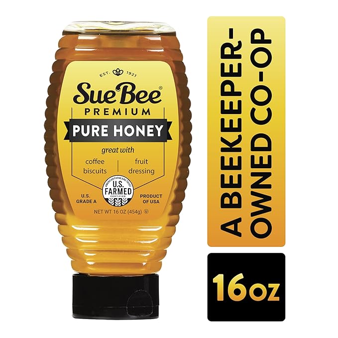 Sue Bee Pure Premium Honey From USA Beekeepers, 16 Ounce