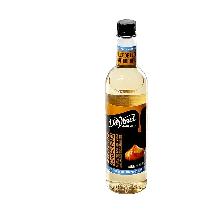 DaVinci Gourmet Sugar-Free Dulche De Leche Syrup, 25.4 Fluid Ounces (Pack of 4)