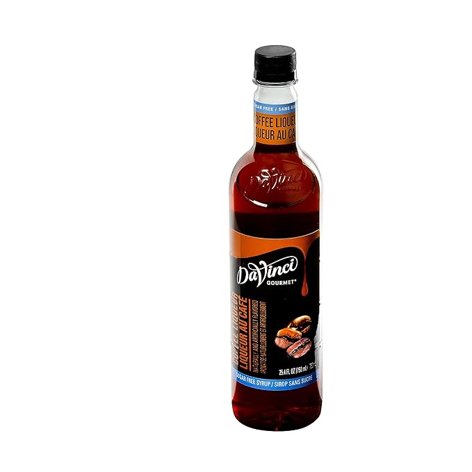 DaVinci Gourmet Sugar-Free Coffee Liqueur Syrup, 25.4 Fluid Ounces (Pack of 1)