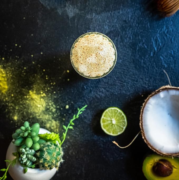 Shaker & Spoon Matcha Cocktail Syrup, 16oz Matcha Green Tea Powder Flavored Syrups for Drinks, Coffee Syrup, Matcha Tea, Matcha Lattes, Vegan Cocktail Mixers, Mocktails, Non Alcoholic Drinks