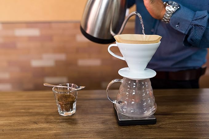 Premium Unbleached Hemp Paper Cone Coffee Filters – 100 Count - Compatible with All No.2 Size Pour Over coffee Drippers