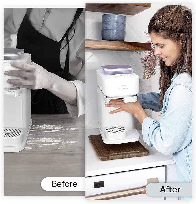 Ibyx Elegant Sliding Tray for Your Coffee Maker & Heavy Kitchen Appliances - Sturdy, Slides Easily from Under The Cabinet (Brown, 7.5βW x 14.5βD)