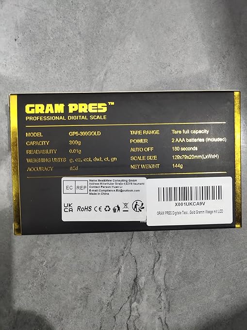 Digital Pocket Scale 300g/0.01g Accuracy,Small Jewelry Coin Powder Scales Digital Weight Grams and oz, Digital Gold Gram Scale with LCD