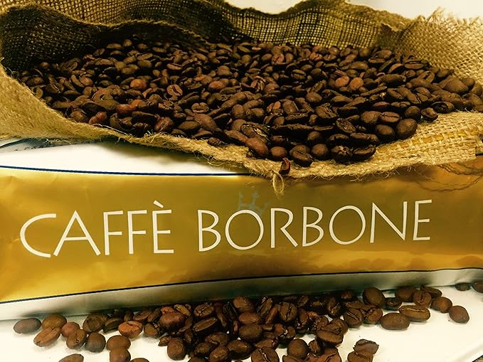 Caffè Borbone Whole Bean Coffee, Medium-Dark Roast, Gold Blend, Authentic Italian Coffee, 2.2 lb Bag (Pack of 2)