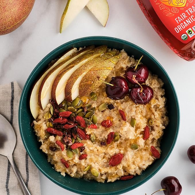 Wholesome Sweeteners 16-Ounce Organic Honey Bottle, 100% Pure, Fair Trade Certified, Non GMO Project Verified & Gluten Free, 1 Pack