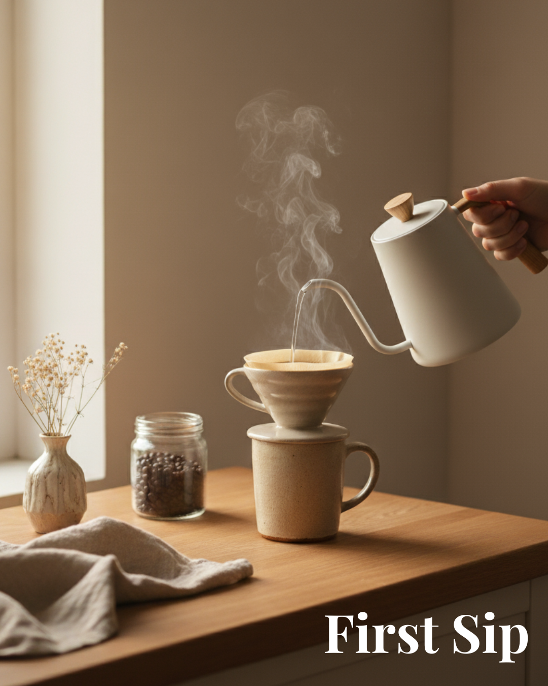 Pour-Over Coffee for Beginners: Effortless Ritual in a Busy Morning