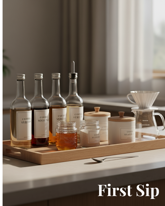 How to Organize Syrups and Sweeteners Without Losing Aesthetic