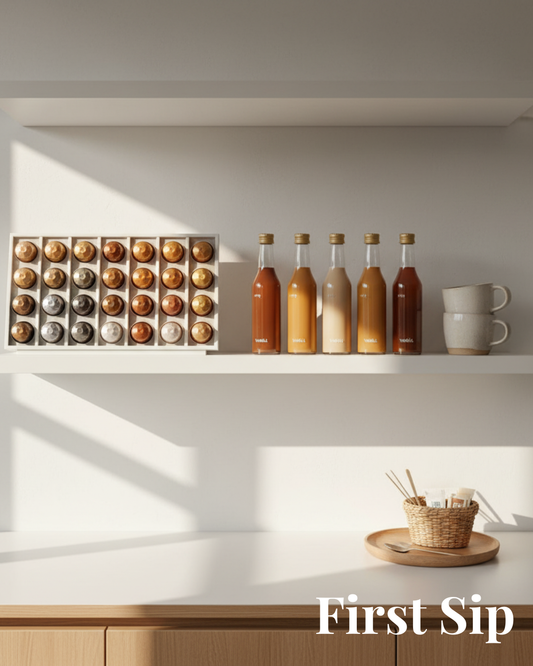 Pod & Syrup Organizers: Turning Clutter into Coffee Bar Charm