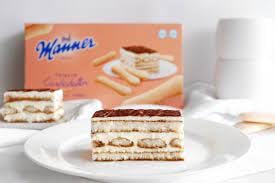 Manner Lady Fingers for Tiramisu & More - Enjoy These Delicious Dessert Cookies with Coffee or Tea for A Delightful Snack That Everyone Will Love– A Versatile Treat for Any Occasion- 200 g