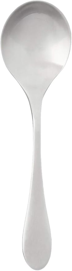 Knork Original Bouillon Stainless Steel Soup, Specialty Spoons, (Pack of 6)