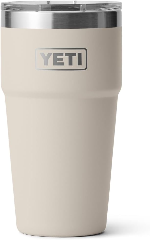 YETI Rambler 20 oz Stackable Tumbler, Stainless Steel, Vacuum Insulated with MagSlider Lid