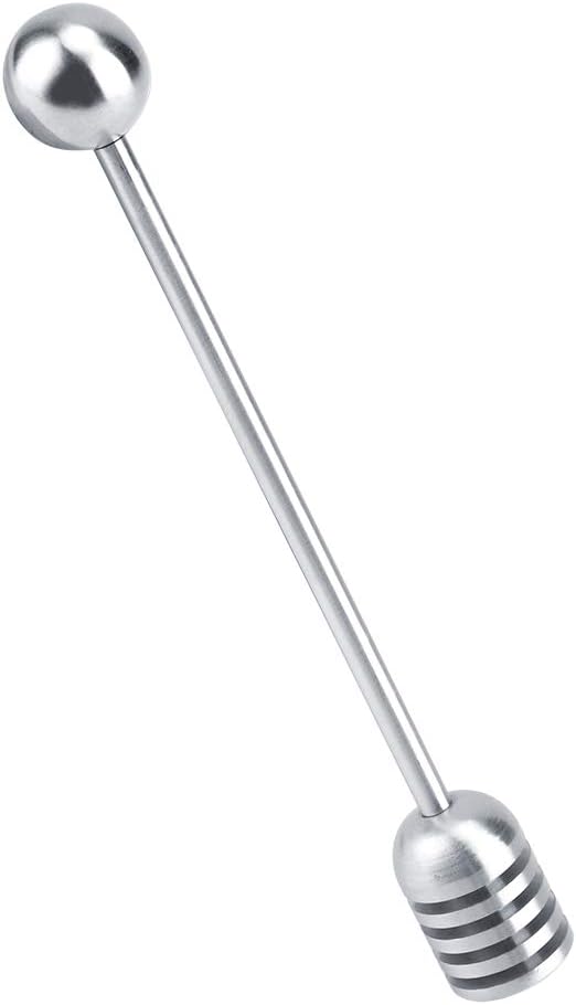 Honey Drizzle Small Metal Honey Stick Drizzle Spoon for Home Kitchen, Xiuganpo3qk0so9dap