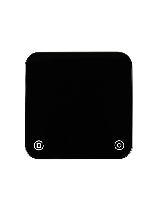 Digital Coffee Scale with Timer and Flow Rate Tracking, 0.1g Precision, 3kg Capacity, Rechargeable, Smart App Compatible, Ideal for Espresso and Pour Over Brewing