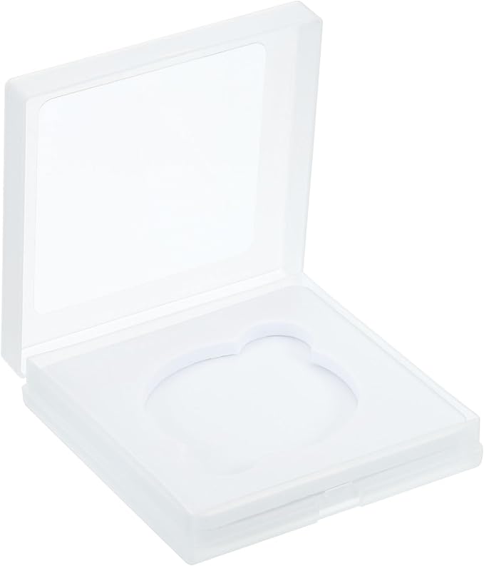 PATIKIL 55mm Lens Filter Case, 1pcs Camera Filter Case Portable Lens Filter Box Water Resistant Dustproof Plastic for Photography Filter Storage