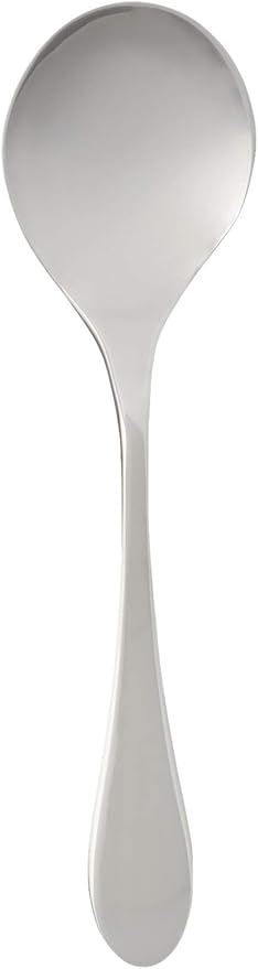 Knork Original Bouillon Stainless Steel Soup, Specialty Spoons, 6 Piece Set, Gloss, 152