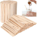 Meanplan 4000 Pack Birch Wood Coffee Stir Sticks 7 Inch Disposable Wooden Coffee Stirrers Bulk Long Tea Stirring Stick Round End Swizzle Beverage Mixer for Cocktail Hot Chocolate Drink Summer
