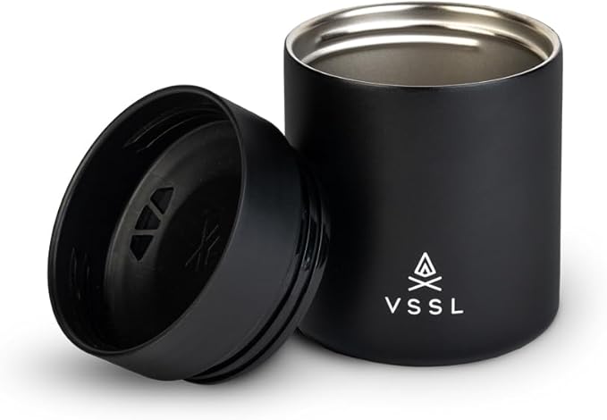 VSSL Nest 10 oz Mug, Stainless Steel, Double Walled, Vacuum Sealed & Integrates with VSSL Nest Products