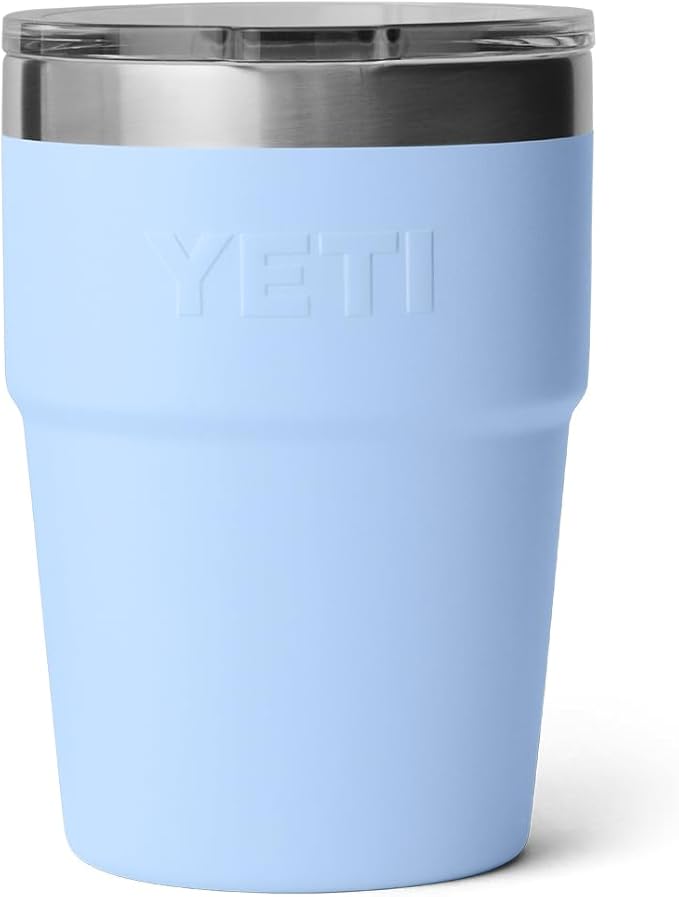YETI Rambler 16 oz Stackable Tumbler, Vacuum Insulated, Stainless Steel with MagSlider Lid