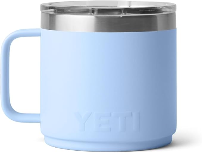 YETI Rambler 14 oz Stackable Mug, Vacuum Insulated, Stainless Steel with MagSlider Lid