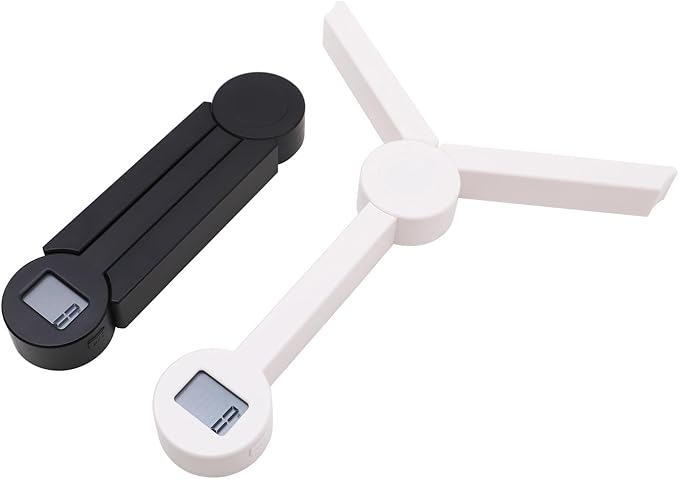 Portable Food Scale Travel Scale for Food, Small Folding Digital Kitchen Scale for Food, Collapsible Mini Pocket Scale Grams and Ounces, Ideal for Diet Calorie Control Compact Kitchen, Tripod White