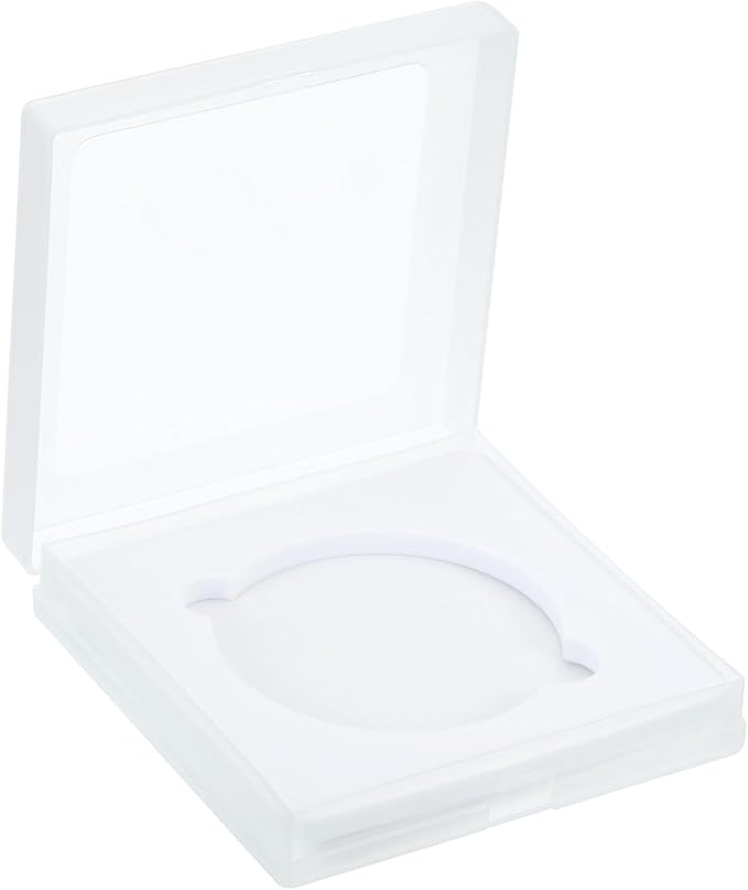 PATIKIL 58mm Lens Filter Case, 1pcs Camera Filter Case Portable Lens Filter Box Water Resistant Dustproof Plastic for Photography Filter Storage