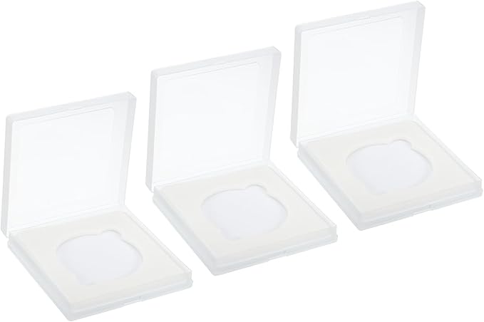 PATIKIL 67mm Lens Filter Case, 3pcs Camera Filter Case Portable Lens Filter Box Water Resistant Dustproof Plastic for Photography Filter Storage