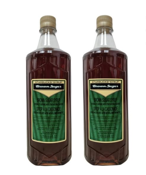 KK&A Collection Brown Sugar Syrup, 2 Bottle Pack, 33.8 Fl Oz Each, Premium Coffee Flavoring for Lattes and Desserts, Liquid Form