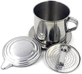 1 Set Vietnamese Coffee Filter Stainless Steel Coffee Pot Drip Infuse Cup Brewing Teapot No Need Paper Drip Coffee Pot Machine Filter Attractive processing