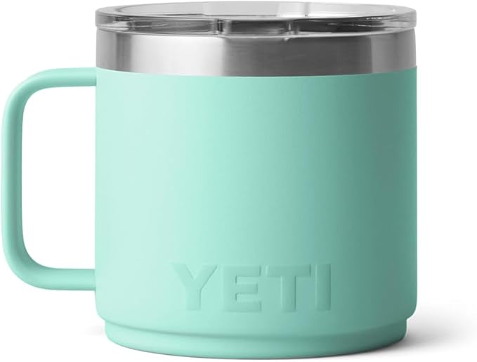YETI Rambler 14 oz Stackable Mug, Vacuum Insulated, Stainless Steel with MagSlider Lid