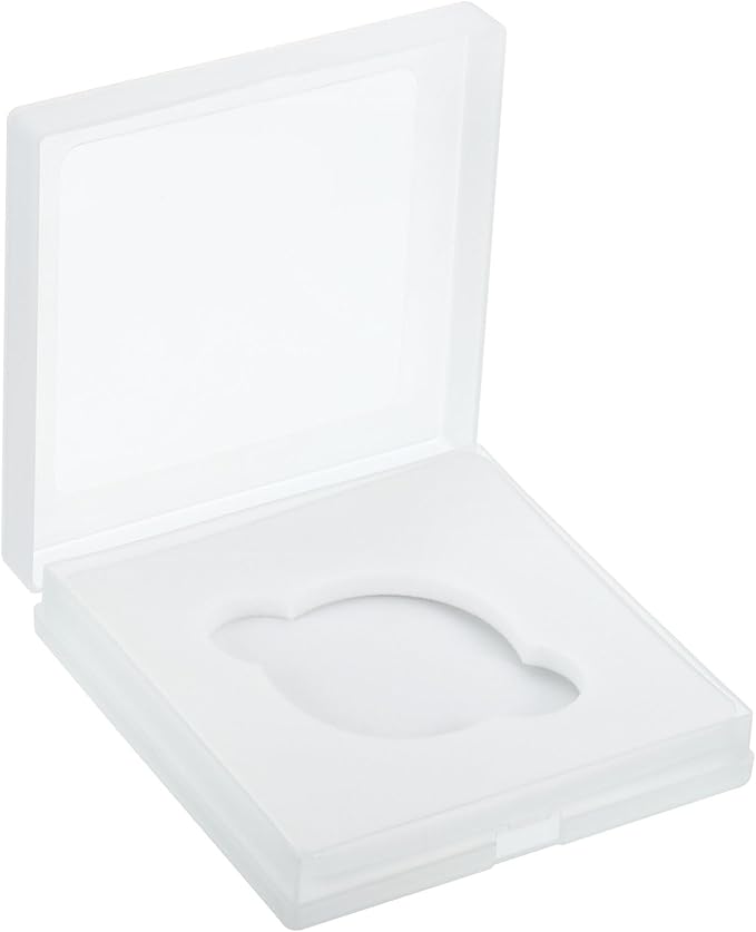 PATIKIL 43mm Lens Filter Case, 1pcs Camera Filter Case Portable Lens Filter Box Water Resistant Dustproof Plastic for Photography Filter Storage