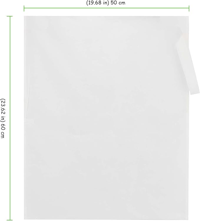 100 Pack 20 x 24 Inch Cold Brew Coffee Filters, Coffee Filter Bag Commercial Cold Brew Filters for Tea, Coffee and Spice, White