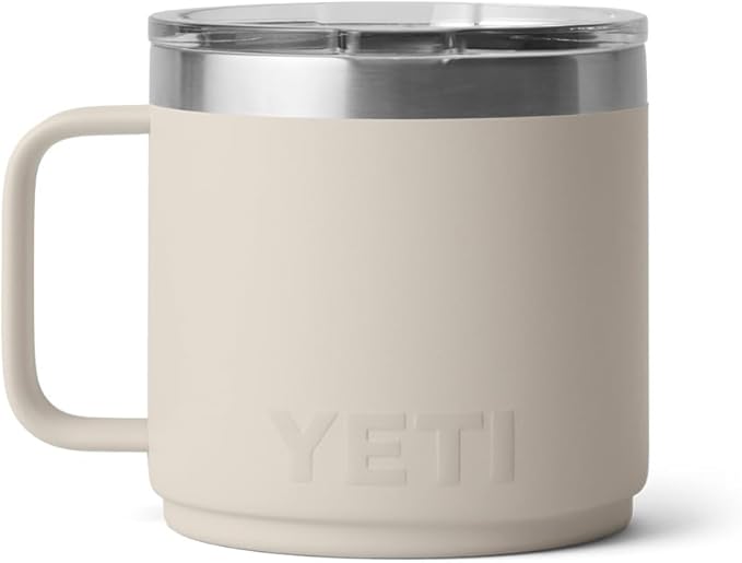 YETI Rambler 14 oz Stackable Mug, Vacuum Insulated, Stainless Steel with MagSlider Lid