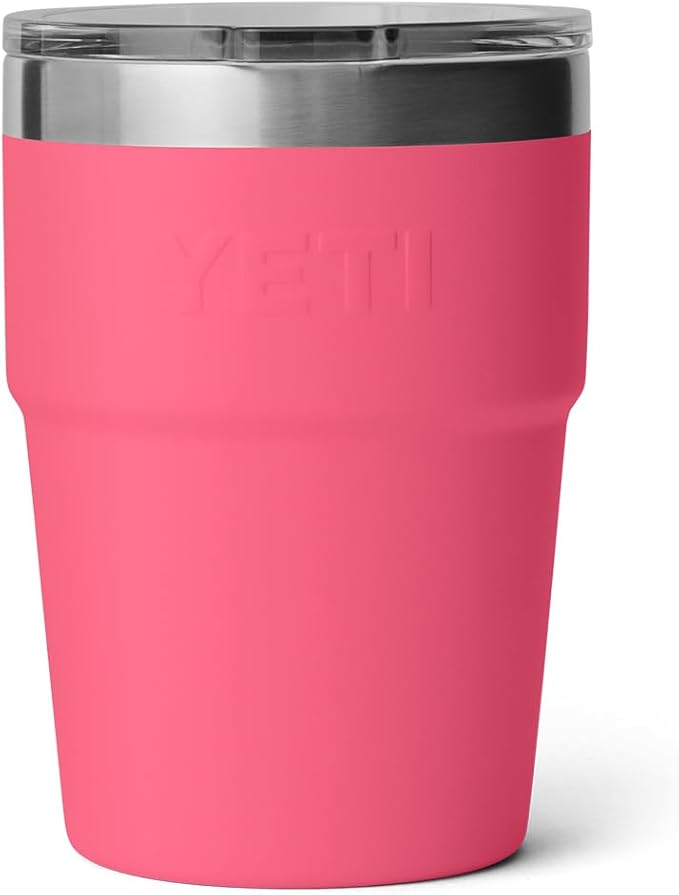 YETI Rambler 16 oz Stackable Tumbler, Vacuum Insulated, Stainless Steel with MagSlider Lid