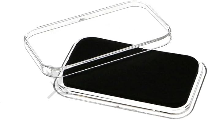 OnFireGuy Air-Tite Black Wafer Capsule Holders for 1oz or Smaller Gold Bars Qty: 10