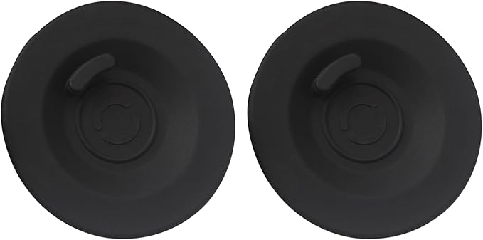 2PCS Espresso Backflush Disc 58mm Silicone Coffee Machine Accessories Black Espresso Machine Cleaning Kit for Espresso Machine