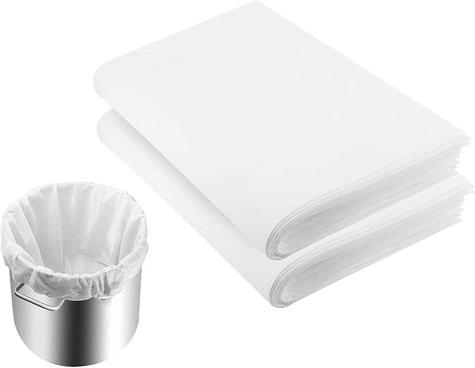 100 Pack 20 x 24 Inch Cold Brew Coffee Filters, Coffee Filter Bag Commercial Cold Brew Filters for Tea, Coffee and Spice, White