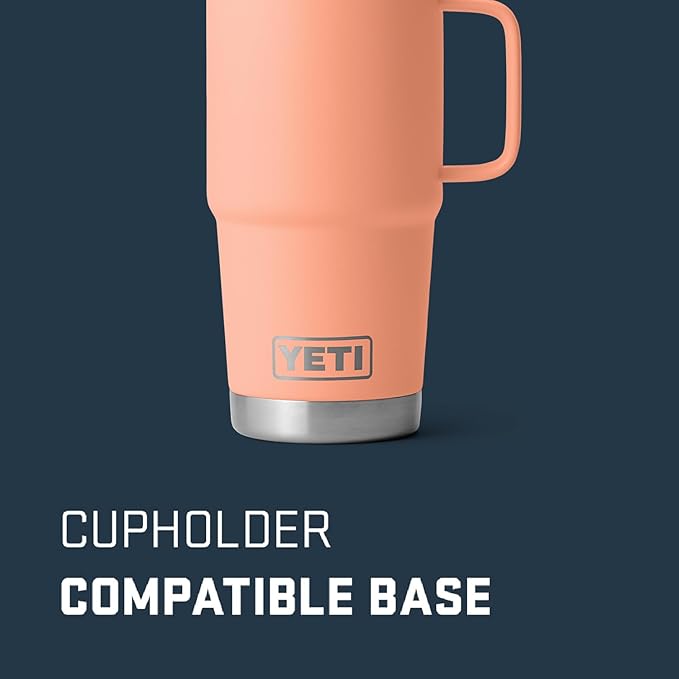 YETI Rambler 20 oz Travel Mug, Stainless Steel, Vacuum Insulated with Stronghold Lid