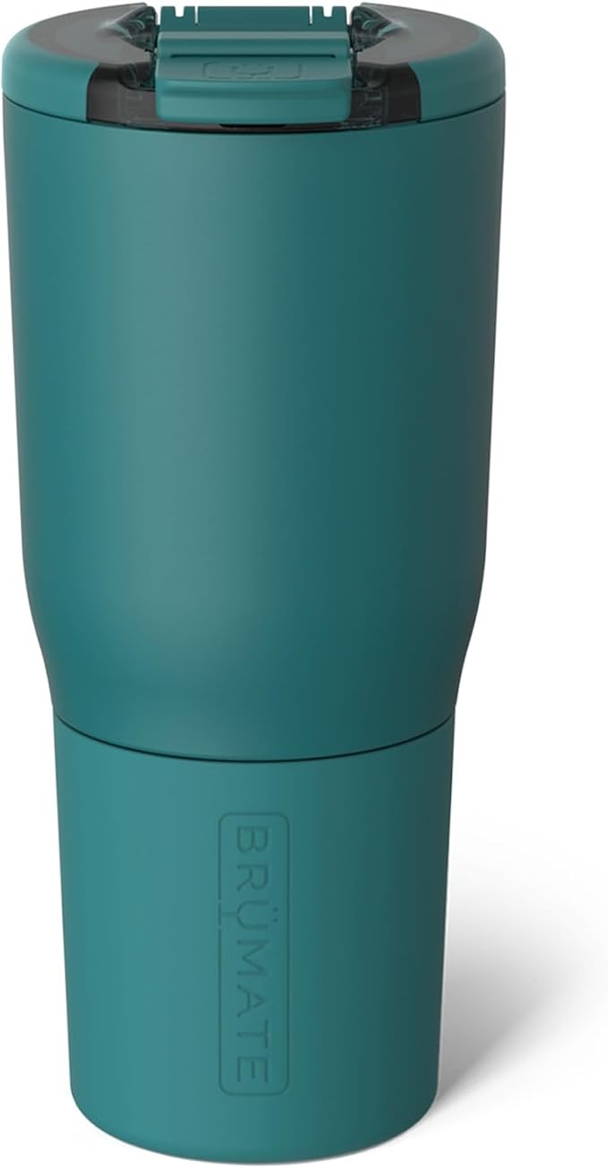 BrüMate Nav 25oz 100% Leak Proof Insulated Travel Tumbler with Magnetic BevLock™ Lid - Double Wall Cup-Holder Friendly Stainless Steel Mug (Juniper)