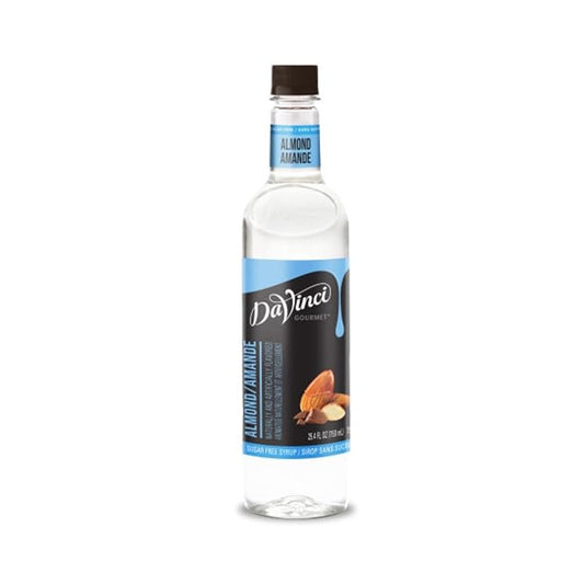 Davinci Sugar-Free Almond Syrup - 750Ml Plastic Bottle, Pack of 1