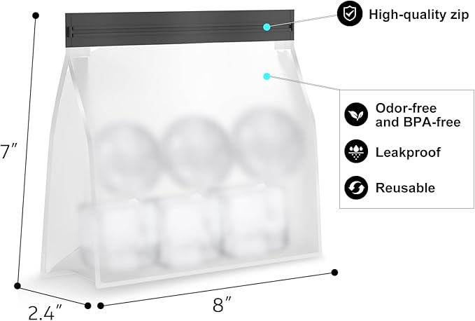 Samuelworld Silicone Premium Ice Trays, 2 Inches Extra Large Cubes & 2.5 Inches Sphere Ice Molds - BPA Free, Craft Ice Maker for Gifting, Easy Release - Grey(With Ice Bag)