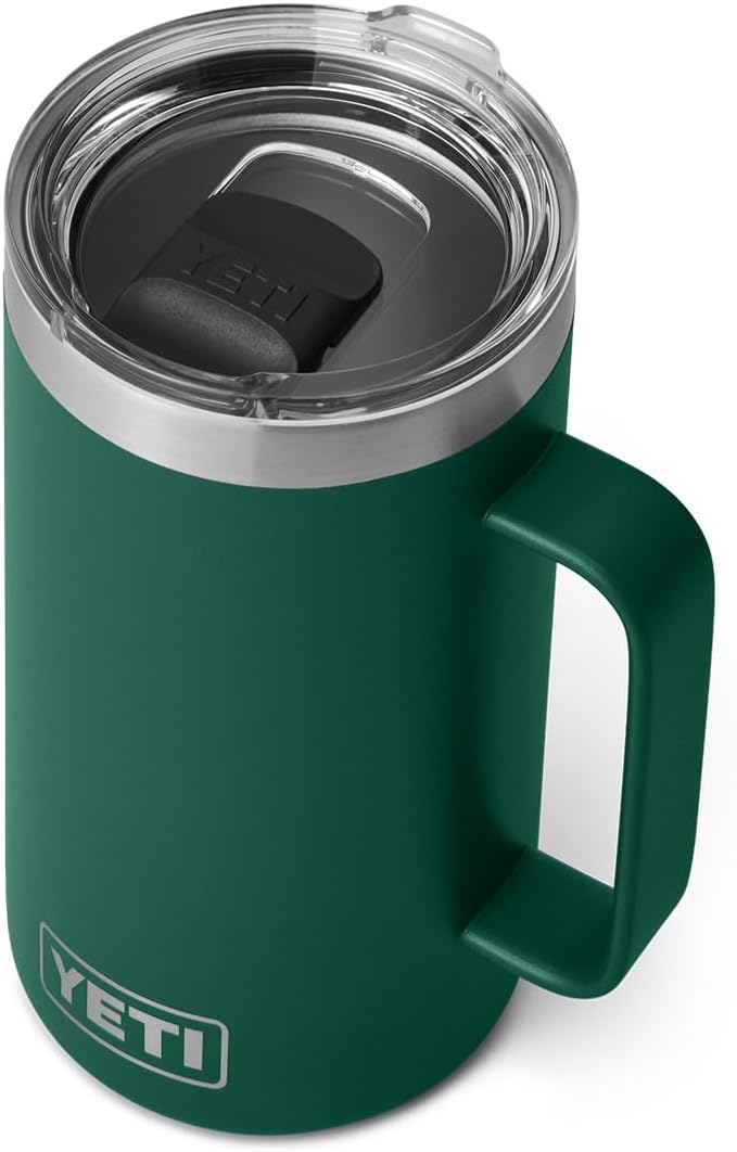 YETI Rambler 24 oz Mug, Vacuum Insulated, Stainless Steel with MagSlider Lid